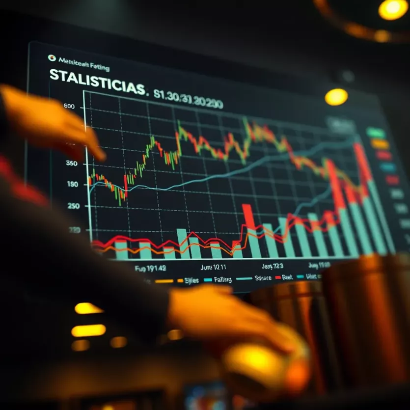 Statistical analysis chart related to sports betting