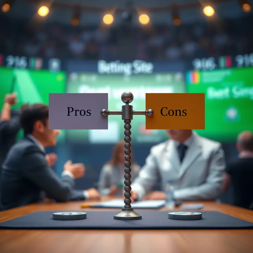 Comparison of advantages and disadvantages of betting sites