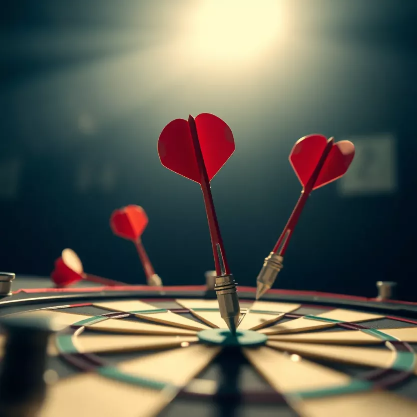 Advanced statistical methods for dart game analysis