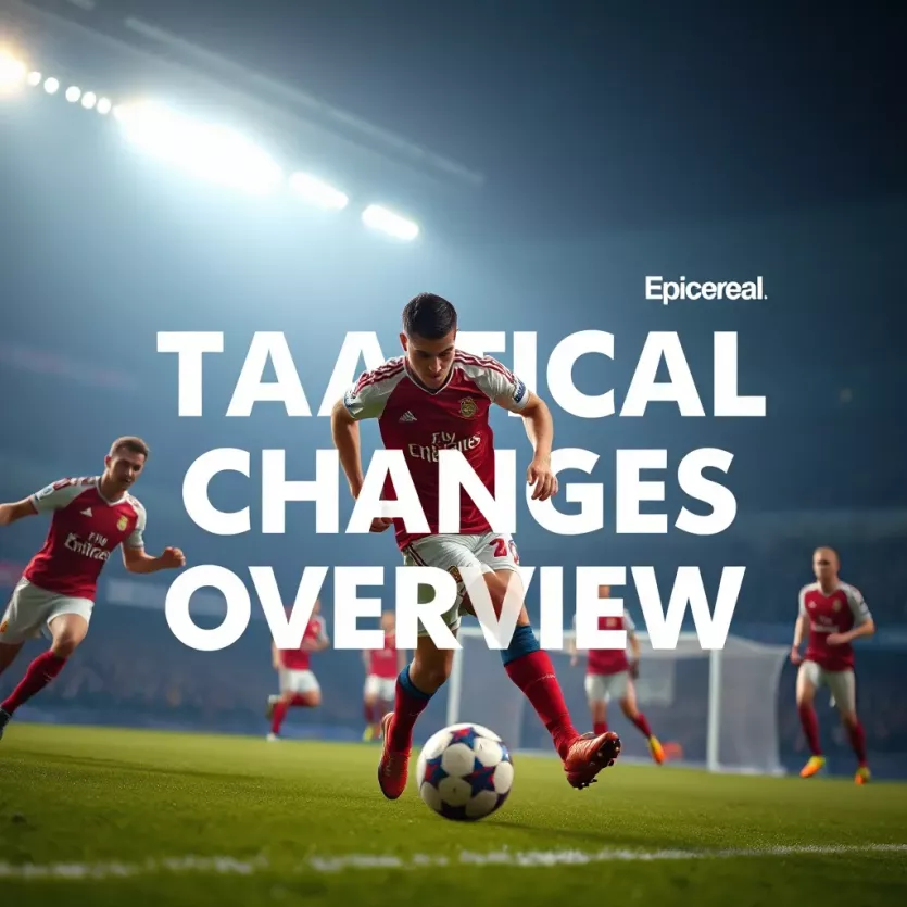 Tactical changes in teams competing in the Champions League