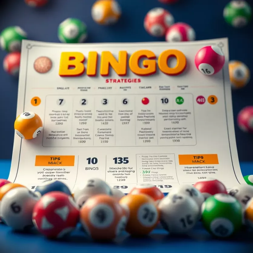 A strategic infographic illustrating tips and tricks for winning bingo