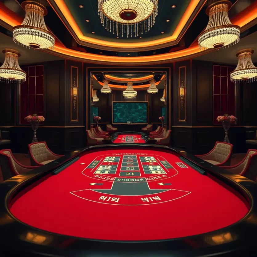 Intricate layout of an online baccarat platform