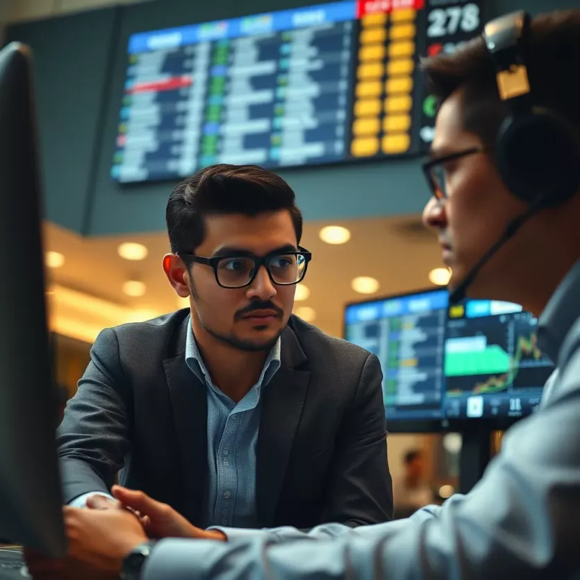 A strategic player analyzing betting options on an online platform
