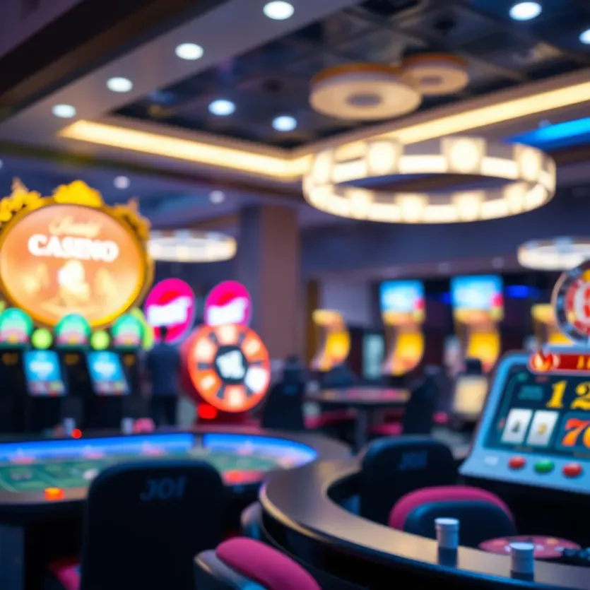Virtual casino game environment with immersive graphics
