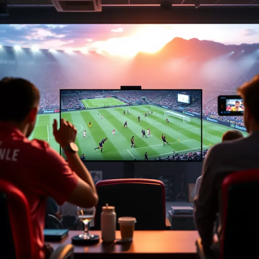 A dynamic interface showcasing live sports events