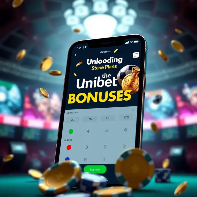 Highlighting bonuses available in the Unibet casino app