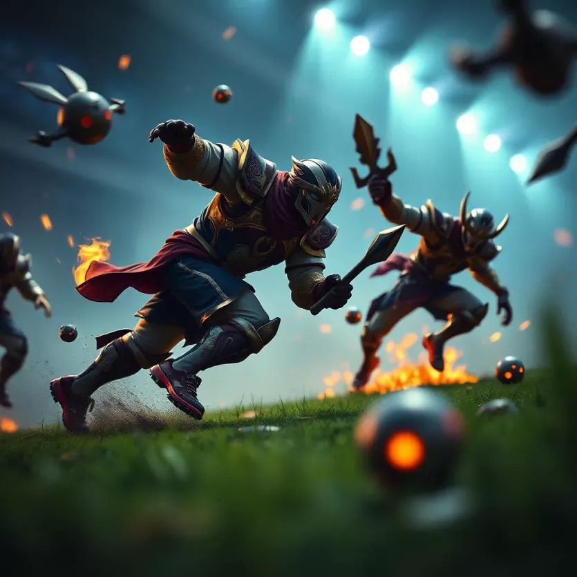 League of Legends gameplay scene
