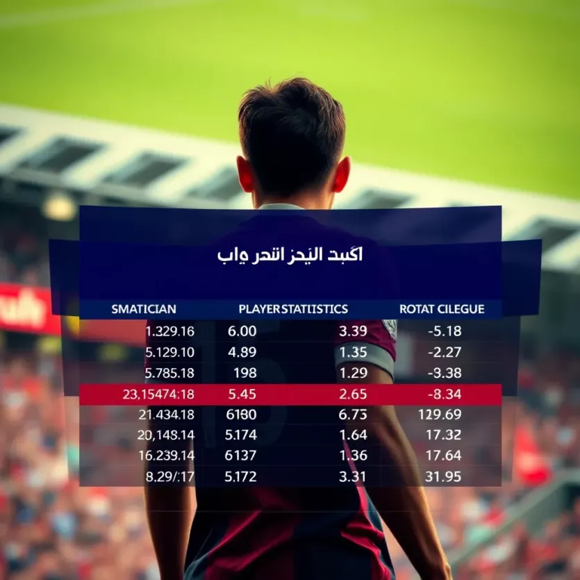 Visual representation of player statistics in the Premier League
