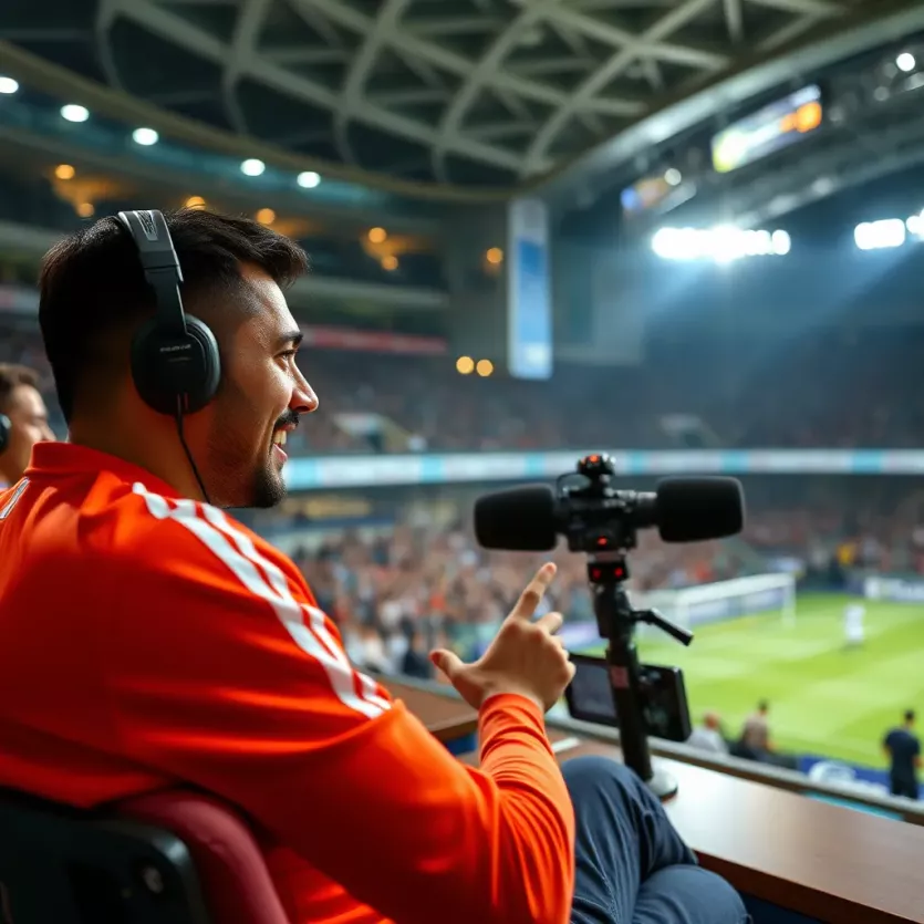 Live streaming of a global sports event