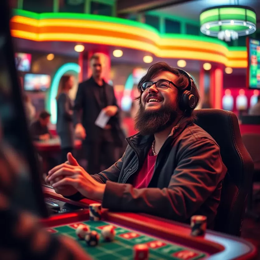 User enjoying a gaming session on the Unibet casino app