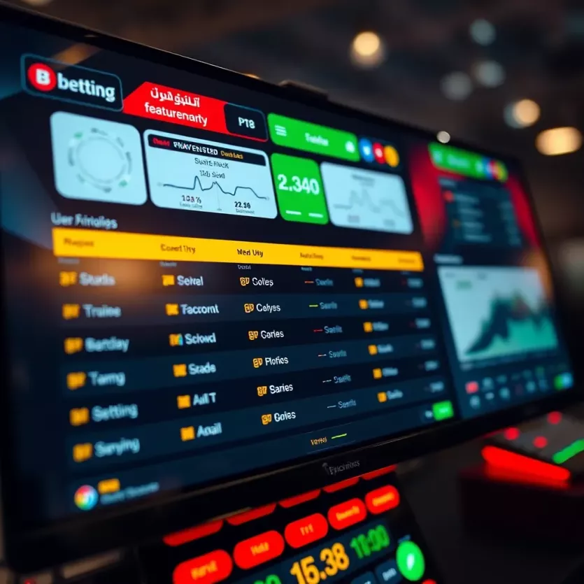 A close-up of a digital betting interface highlighting user-friendly features