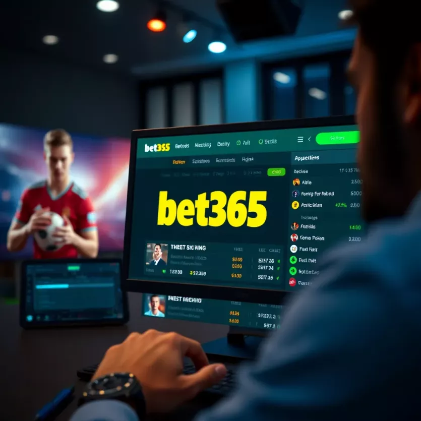Visual representation of bet365.com interface