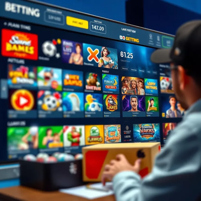 An engaging online betting interface showcasing diverse game options.