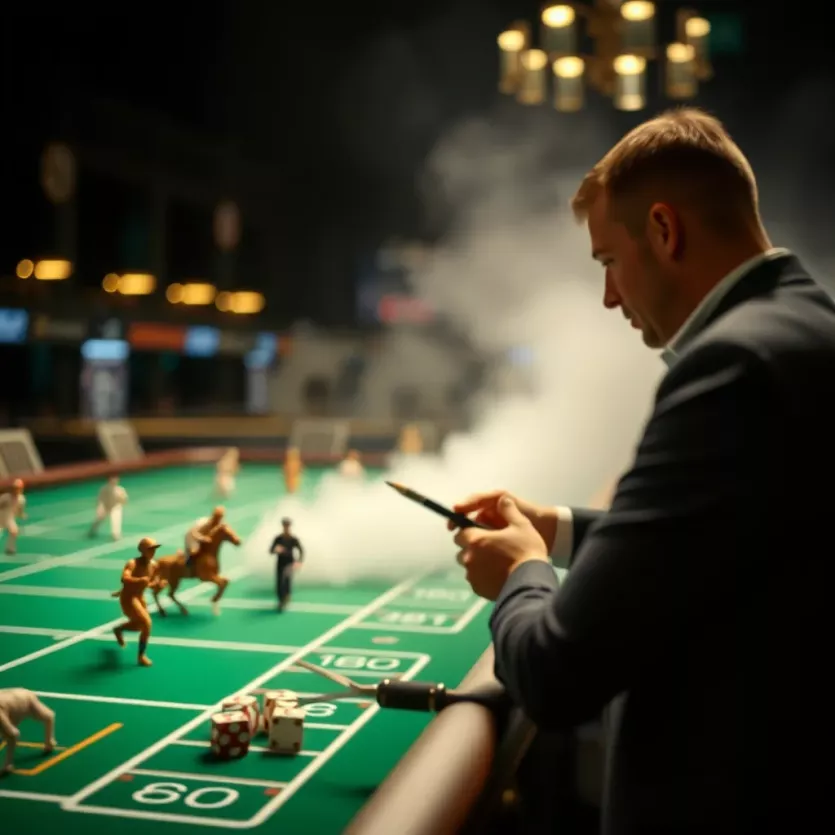 Visual representation of strategic betting techniques