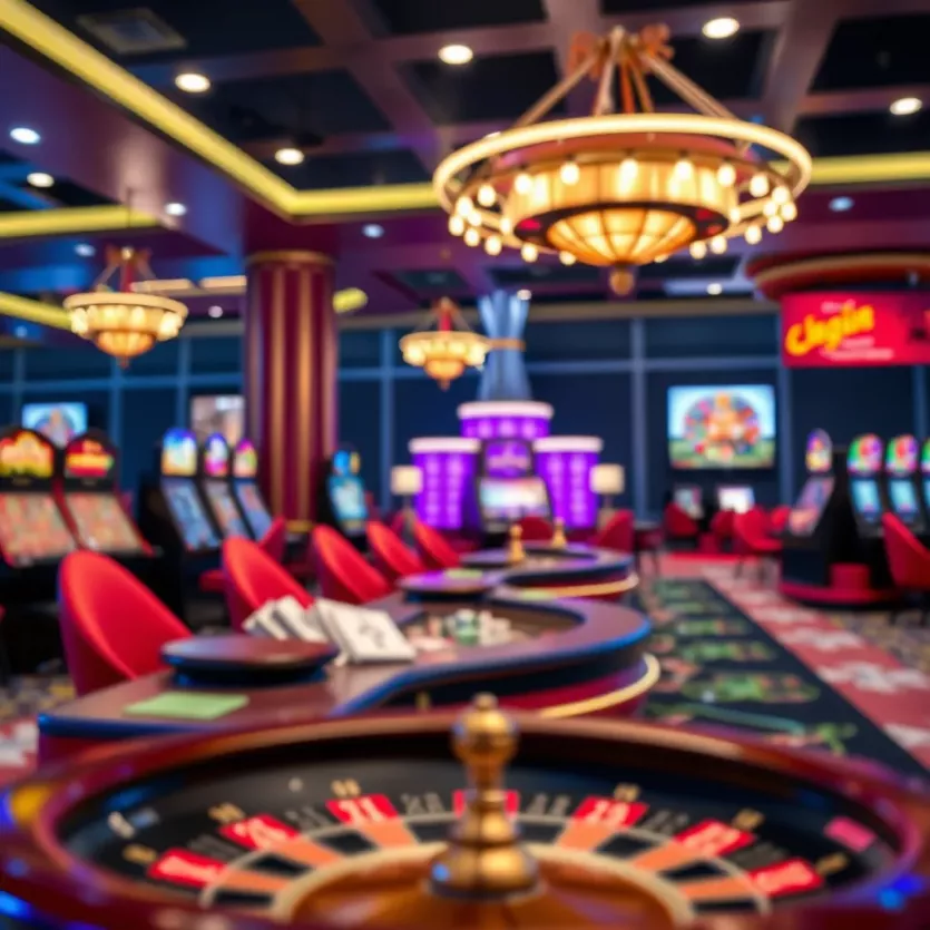 Various game types in casinos