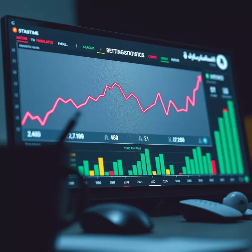 Graphical analysis showcasing betting statistics over time.